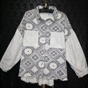 POL Clothing Loving My Paisley Jacket 2XL